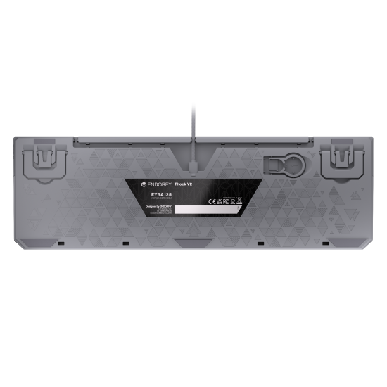 Endorfy механична клавиатура Thock V2 Full Size, PBT, Endorfy Red switch, US Layout