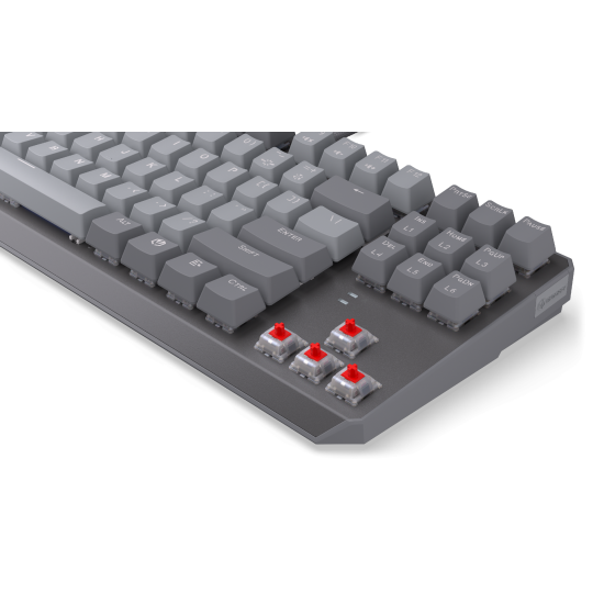 Endorfy механична клавиатура Thock V2 TKL, PBT, Endorfy Red switch, US Layout