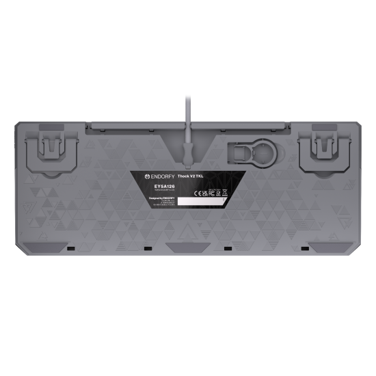 Endorfy механична клавиатура Thock V2 TKL, PBT, Endorfy Red switch, US Layout