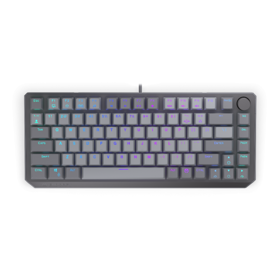 Endorfy механична клавиатура Thock V2 75%, PBT, Endorfy Red switch, US Layout