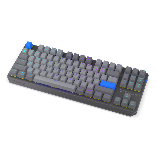 Endorfy механична клавиатура Thock Wireless V2 TKL, PBT, Endorfy Yellow switch, US Layout