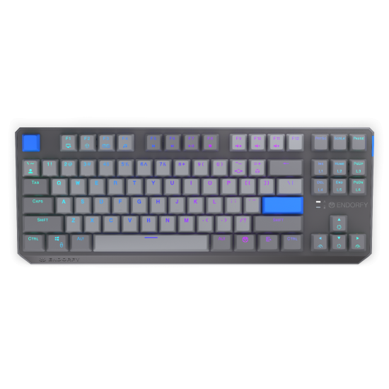 Endorfy механична клавиатура Thock Wireless V2 TKL, PBT, Endorfy Yellow switch, US Layout