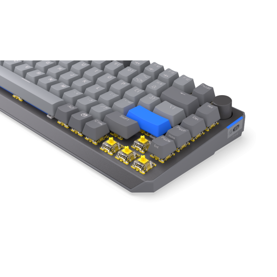 Endorfy механична клавиатура Thock Wireless V2 75%, PBT, Endorfy Yellow switch, US Layout