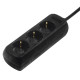 Hama 3-Way Power Strip, with Incr. Touch Protect., 1.4 m, black Hama 3-Way Power Strip, with Incr. Touch Protect., 1.4 m, black