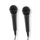 Hama “Karaoke” Dynamic Microphone, Jack Cable 2.5 m + Adap., On/Off, Set of 2 Hama “Karaoke” Dynamic Microphone, Jack Cable 2.5 m + Adap., On/Off, Set of 2