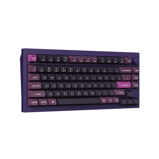 Безжична механичка клавиатура Keychron Q1 MAX Gateron Jupiter Red Switch - Purple