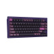 Wireless Mechanical Keyboard Keychron Q1 MAX Gateron Jupiter Brown Switch - Purple