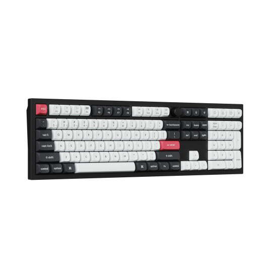 Wireless Mechanical Keyboard Keychron Q6 HE QMK Gateron Double-Rail Magnetic Switch - Carbon Black