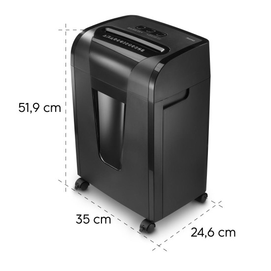 Hama “Prime M100” Document Shredder, Shredder with Security Level P5 T5 E4 Hama “Prime M100” Document Shredder, Shredder with Security Level P5 T5 E4