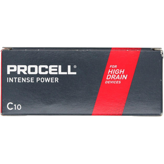Battery alacline industrial LR14 C 1,5V  10pk box INTENSE  PROCELL /price for 10 batteries/ Battery alacline industrial LR14 C 1,5V  10pk box INTENSE  PROCELL /price for 10 batteries/