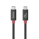 Hama USB-C Cable, E-Marker, USB4 Gen4, 80 Gbit/s, 5 A, 240 W, 1.00 m