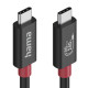 Hama USB-C Cable, E-Marker, USB4 Gen4, 80 Gbit/s, 5 A, 240 W, 1.00 m