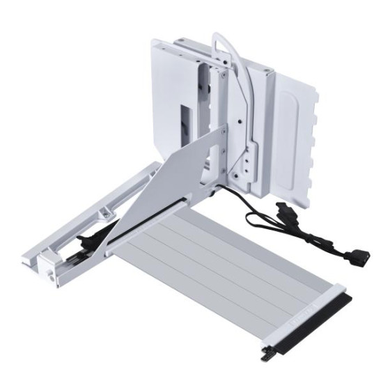 Lian LI Vertical GPU Mounting Kit - 4 Slots Vertical GPU Kit v3 - White Lian LI Vertical GPU Mounting Kit - 4 Slots Vertical GPU Kit v3 - White