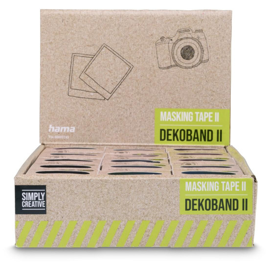 Hama Masking Tapes II, 1.5x500 cm, Various Motifs in Sets of 3 Hama Masking Tapes II, 1.5x500 cm, Various Motifs in Sets of 3