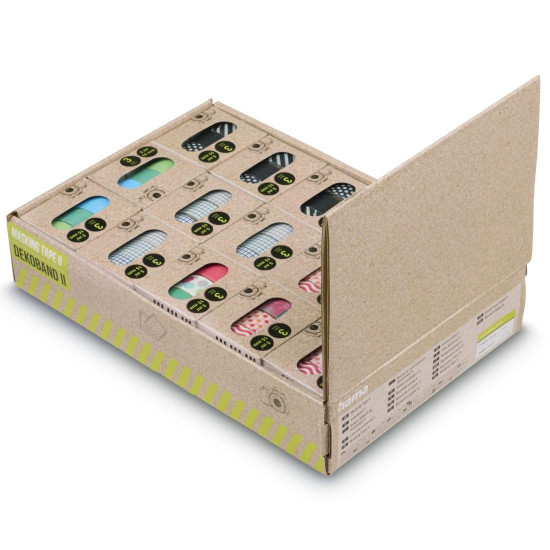 Hama Masking Tapes II, 1.5x500 cm, Various Motifs in Sets of 3 Hama Masking Tapes II, 1.5x500 cm, Various Motifs in Sets of 3