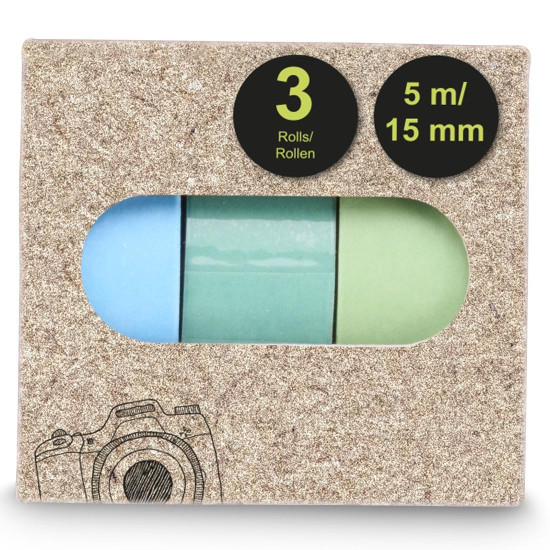 Hama Masking Tapes II, 1.5x500 cm, Various Motifs in Sets of 3 Hama Masking Tapes II, 1.5x500 cm, Various Motifs in Sets of 3