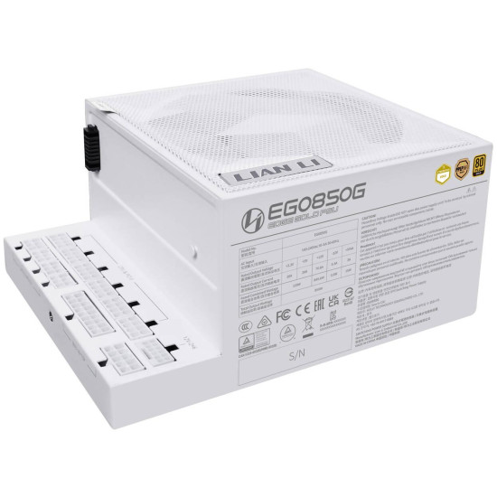 Power Supply Lian Lian Li EDGE EGO850 White 850W 80+ Gold PCIe 5.1, ATX 3.1