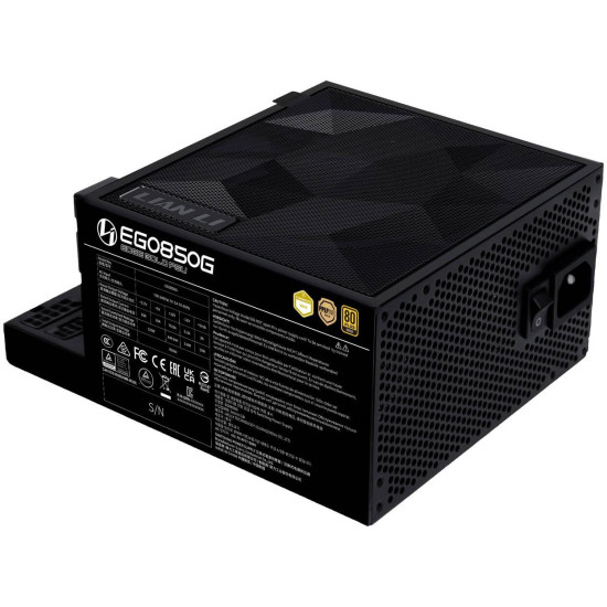 Power Supply Lian Li EDGE EGO850 Black 850W 80+ Gold PCIe 5.1, ATX 3.1