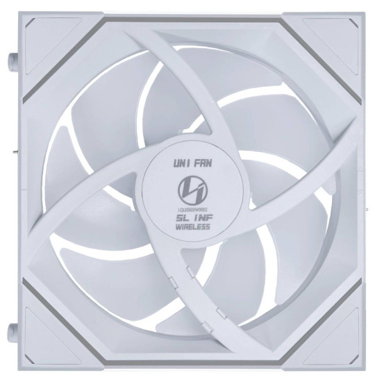 Вентилатори 3бр Lian Li UNI FAN SL-INF Wireless ARGB PWM Reverse - 120 mm Бели + Контролер