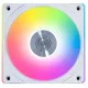 Вентилатор Lian Li UNI FAN CL Wireless ARGB PWM Reverse - 120 mm Бял