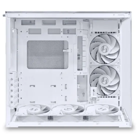 Case Lian Li O11 Dynamic Mini V2 Flow + 5 Fans Mini-Tower - White