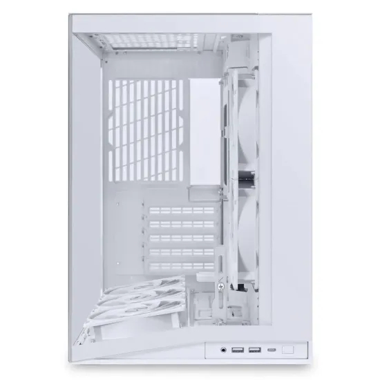 Case Lian Li O11 Dynamic Mini V2 Flow + 5 Fans Mini-Tower - White
