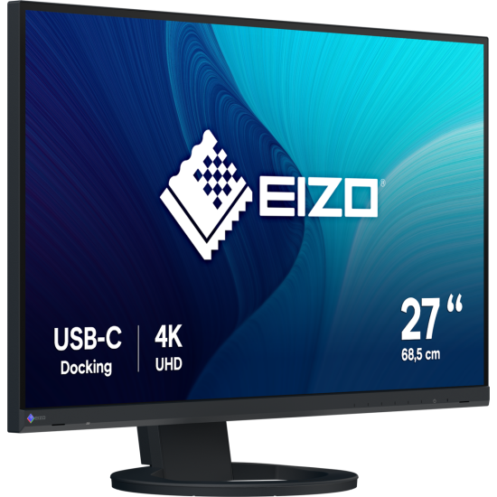 Monitor EIZO ColorEdge EV2740S-BK, 27'', 3140x2160, IPS, black, USB-C, DP, HDMI, 4xUSB-A