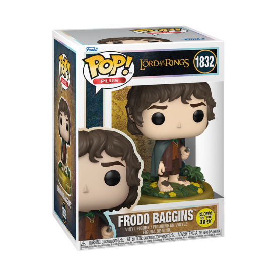 Funko Pop! Plus: The Lord of the Rings - Frodo Baggins (Glows in The Dark) #1832 Vinyl Figure
