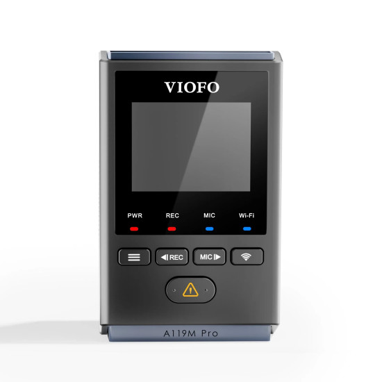VIOFO Видеорегистратор Dash Cam A119 M Pro 4K - 30fps, Sony STARVIS 2, WiFi 6, GPS