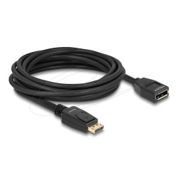 Delock Удължителен кабел DisplayPort 1.2, 4K, 60 Hz, 5 m