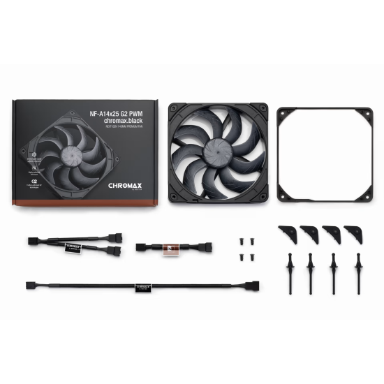 Fan Noctua A14x25 G2 PWM chromax.black
