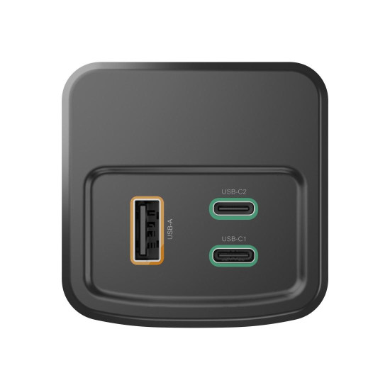 HAMA Външна батерия „High Power“, 200 W, 24000 mAh, 2x USB-C, USB-A, бързо зареждане