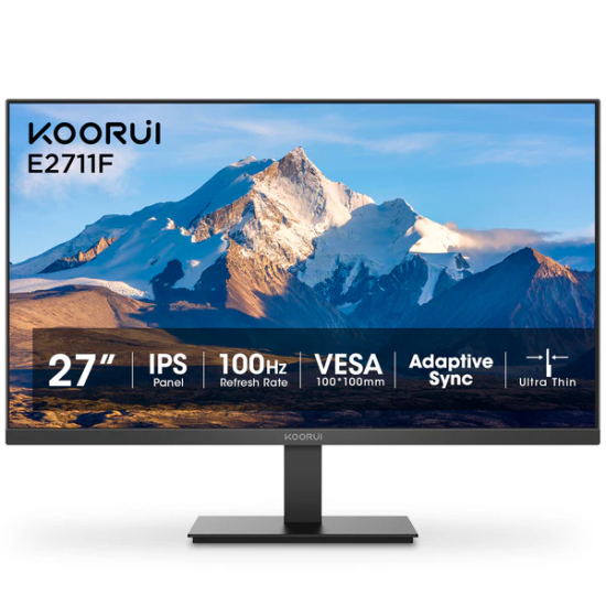 KOORUI 27 FHD IPS 100Hz 5ms 16:9 HDMI D-SUB