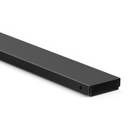 HAMA Магнитен кабелен канал , 90 см, за стенен монтаж, черен