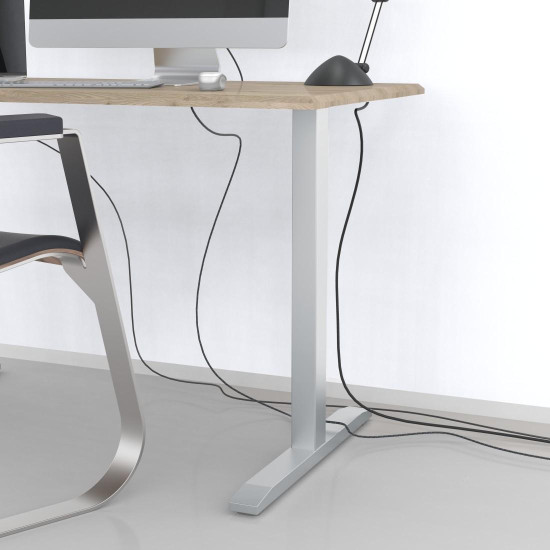 HAMA Магнитен кабелен канал, 55 см, за монтаж на крака на маса, черен