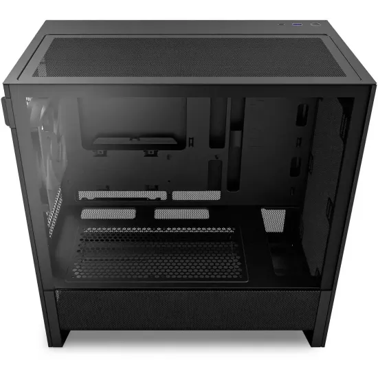 Кутия NZXT H3 Flow 2025 Micro-ATX Tower - Black