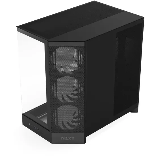 Кутия NZXT H9 Flow RGB Dual-Chamber - Black