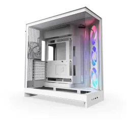 Кутия NZXT H9 Flow RGB Dual-Chamber - White