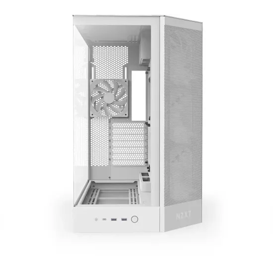 Кутия NZXT H9 Flow RGB Dual-Chamber - White