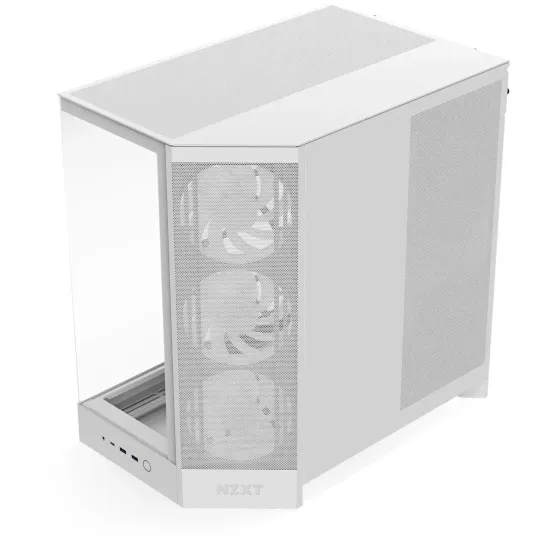 Кутия NZXT H9 Flow RGB Dual-Chamber - White