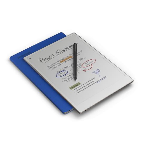 Book Folio Cobalt Case for ReMarkable Paper Pro, blue