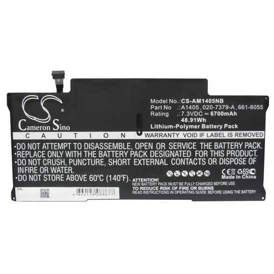Laptop Battery for  Apple MacBook Air 13
