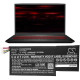Laptop Battery for MSI GF63 , GF75, GS63, GS73  BTY-M6K  LiPo 11.4V 4500 mAh CAMERON SINO