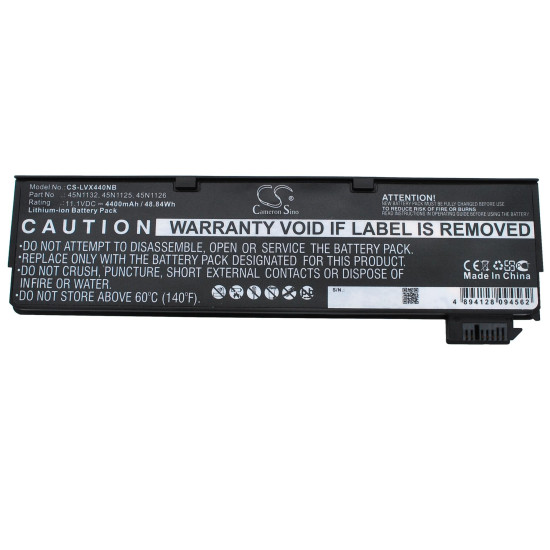Laptop Battery for LENOVO ThinkPad L450, T440, T440s, T450, T460, X240, X250, 45N1125 LiIon 11.1V 4400mAh CAMERON SINO