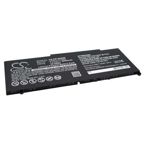 Laptop Battery for DELL Latitude 14 5000, Latitude 15 5000, Latitude 5450, 5250 , 079VRK LiPo 7.4V 6850mAh CAMERON SINO