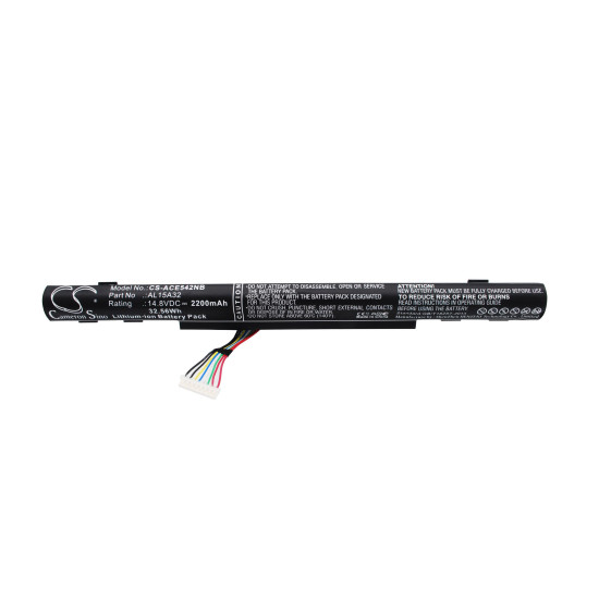 Батерия  за лаптоп  ACER Aspire E5 522-64T9, Aspire F5-571-50RK, TravelMate P257-M-52CA, AL15A32 LiIon 14.8V 2200mAh CAMERON SINO