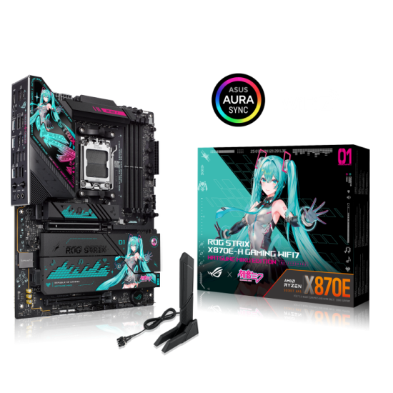 Motherboard ASUS ROG STRIX X870E-H GAMING Hatsune Miku Edition WIFI 7 AM5 DDR5