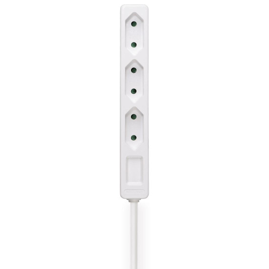 Hama Power Strip, 3-Way, 2.5 m, white