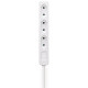 Hama Power Strip, 3-Way, 2.5 m, white