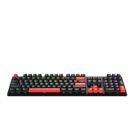 Gaming Keyboard A4tech Bloody S520N Fire Black - BLMS Red Plus Switch